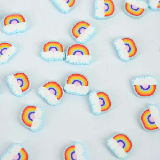 Rainbow Polymer Clay Fimo Slices Sprinkles For Diy Crafts Making Slime Filling Nail Decoden Resin Fillers Rt199