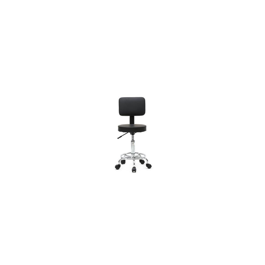 Makeup Barbershop Rolling Saddle Stool Feet Rotation Bar Stool