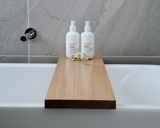 Bath Caddy | Board With Wine Glass Slot