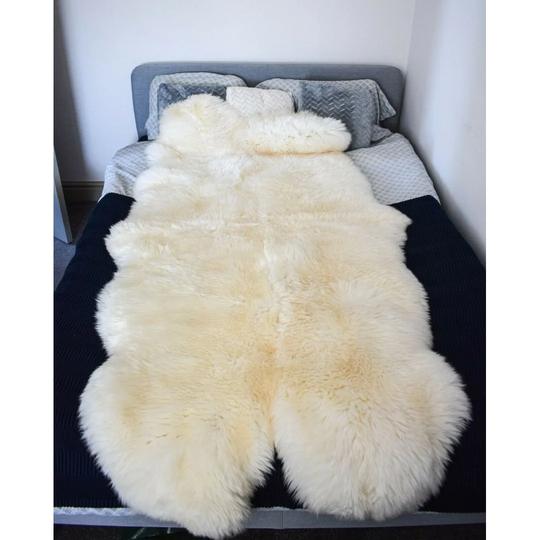 Lucian Quad Sheepskin White Rug