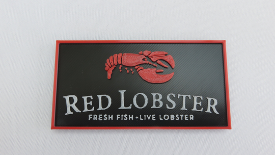 Red Lobster Inspired Fridge Magnet