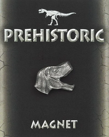 T-Rex Dinosaur Head Pewter Fridge Magnet