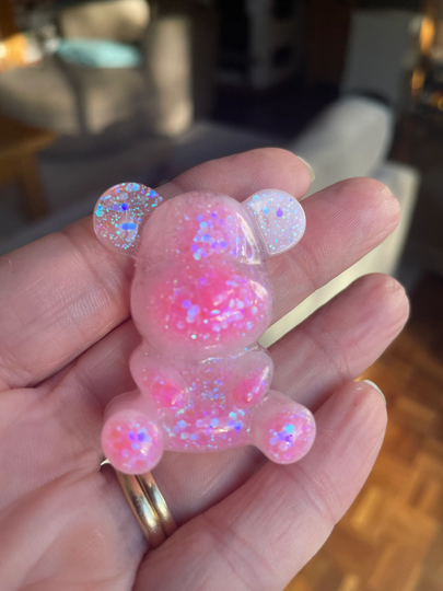 Resin Ink Midi Teddy Cover Minders/Fridge Magnets