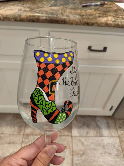 Halloween Witches Boot - If The Fits
