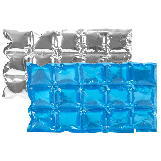 (3 Packs) Flexible Reusable Ice Cooler Freezer Pack Cubes