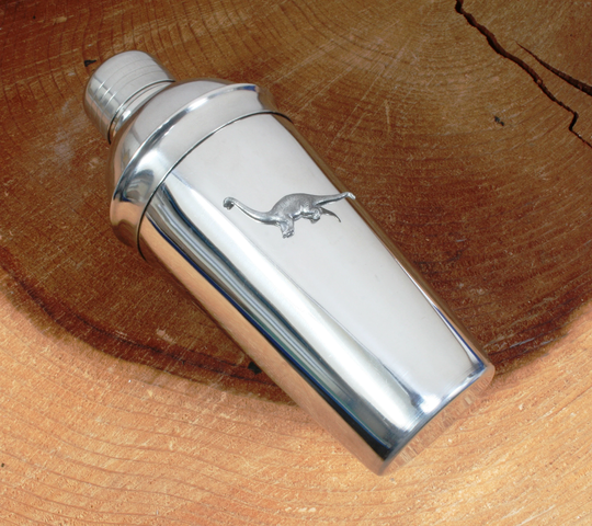 Diplodocus Cocktail Shaker Mixer With Built in Strainer Free Engraving 104