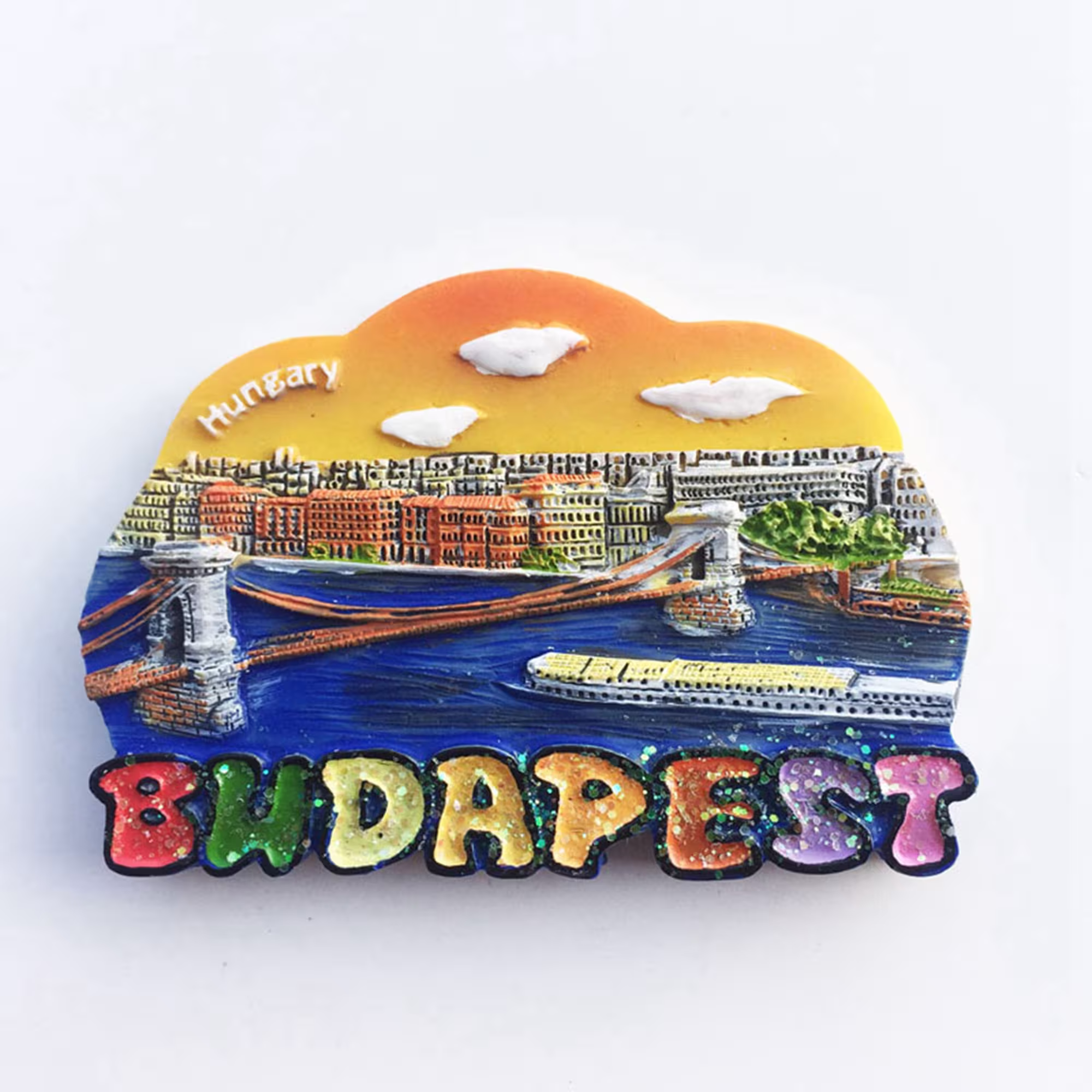 Budapest Hungary Fridge Magnet Travel Souvenir Gift Collection Craft Refrigerator Decoration