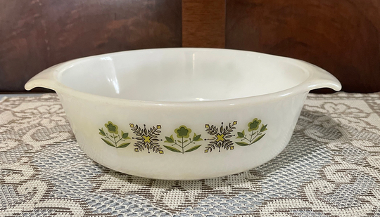 Vintage Anchor Hocking Fire King, 1 Qt Casserole Dish, Preowned in Excellent Condition