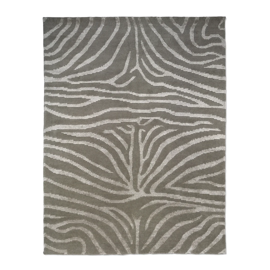 Dietz Hand Knotted Wool Greige Rug