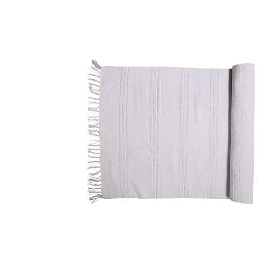 Acworth Handwoven Cotton Offwhite Rug