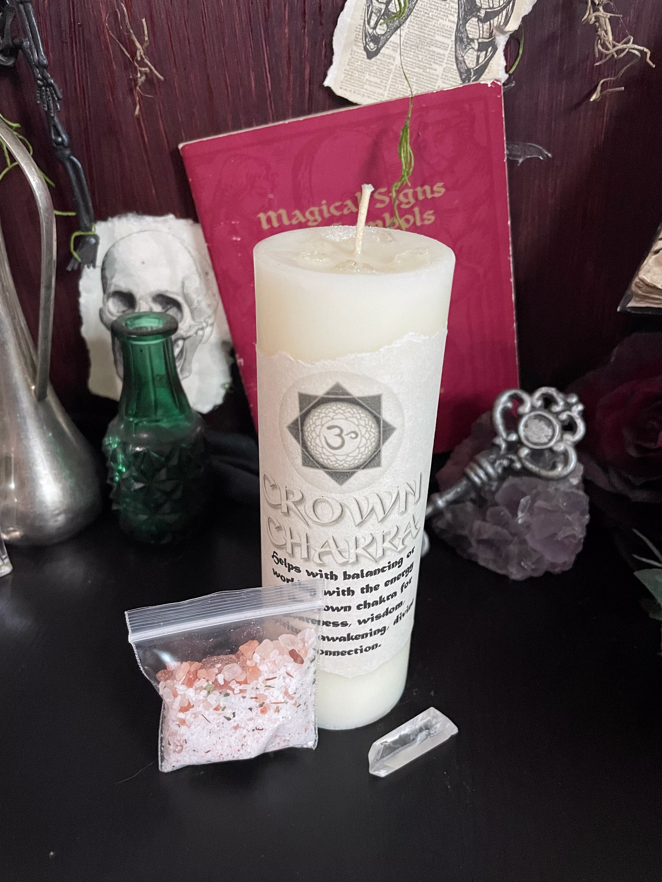 Crown Chakra Meditation Pillars