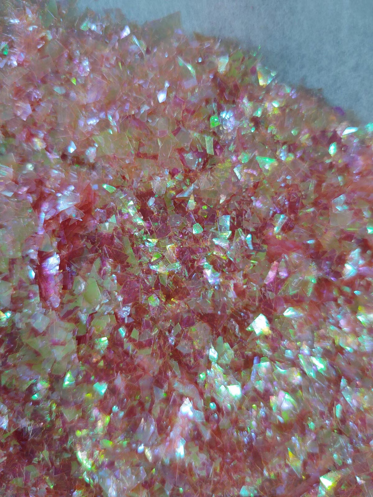 Peach Shards Glitter Mix 1.5 Oz. in A Shaker Bottle