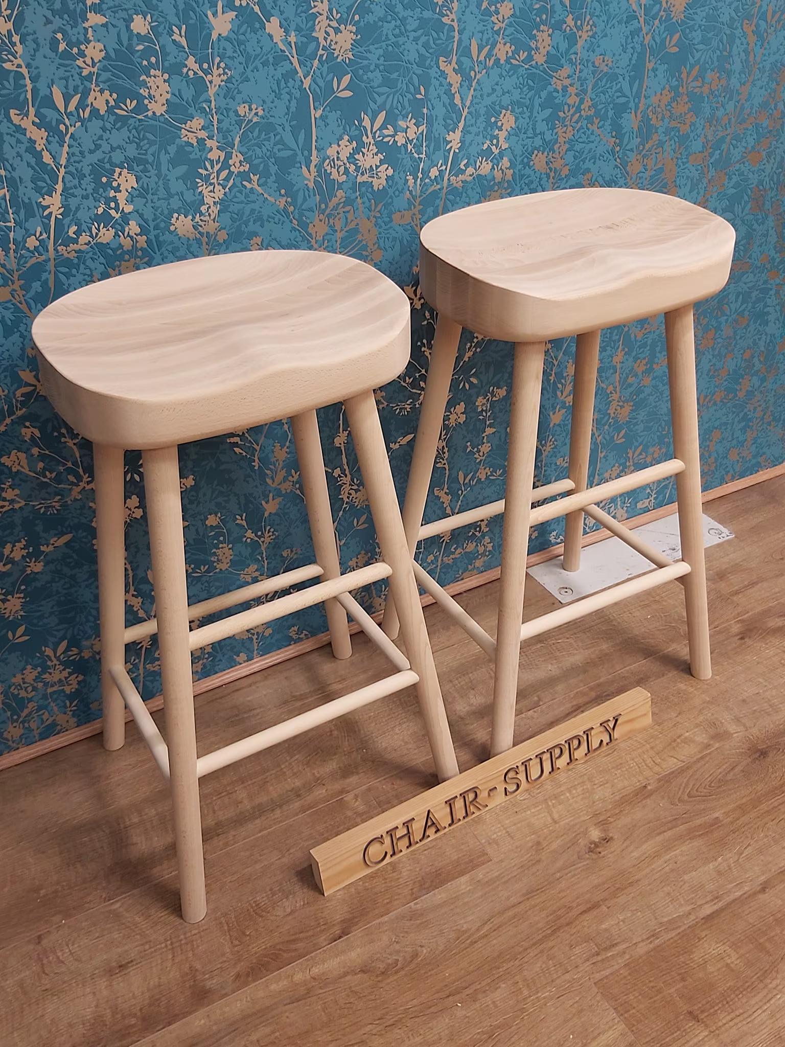 Solid Beech Brand New Shaker's Style Bum Kitchen Dining Bar Stool