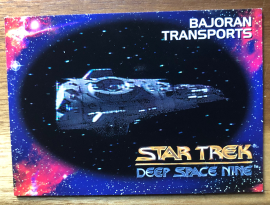 star Trek Deep Space Nine Recycled Trading Card Fridge Magnet