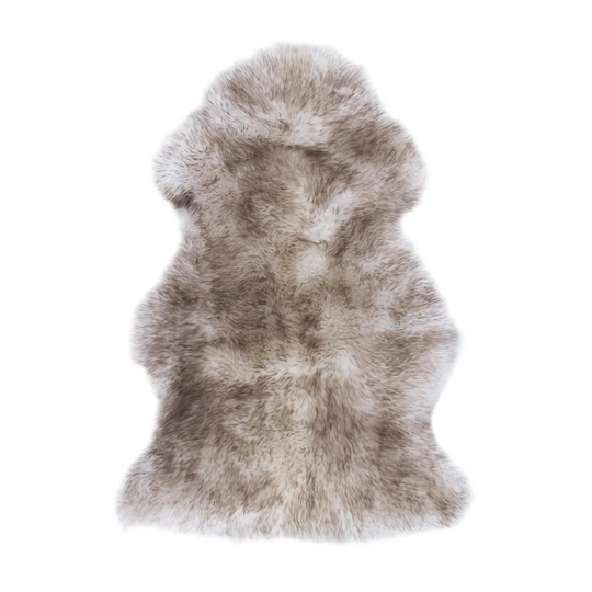 Quintana Shag Sheepskin Brown Rug