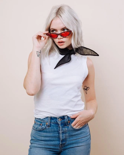 Silk Scarf Tie - Susie Q Black