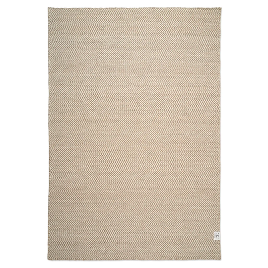 Andrea Handwoven Wool Beige Rug