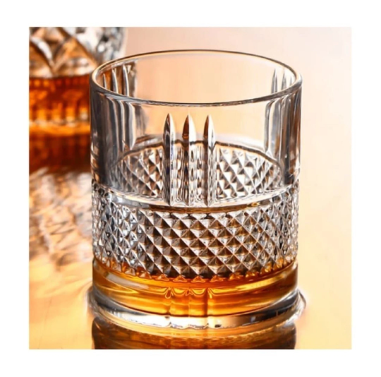 Whisky Glass Set, Juice Glass, Rajwadi Whiskey Set Gift For Him On Birthday, Bourbon Water Glasses, For Lover