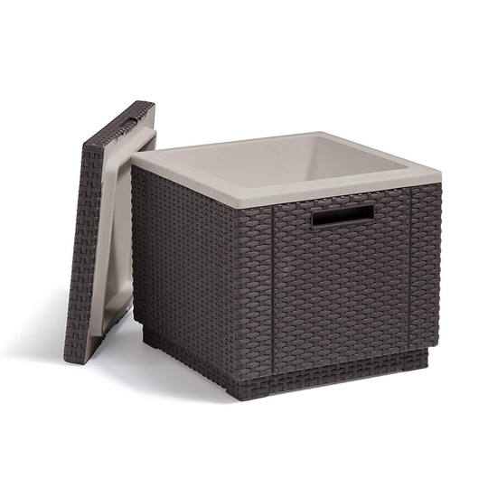 Allibert Ice Cube Cooler Brown 209457