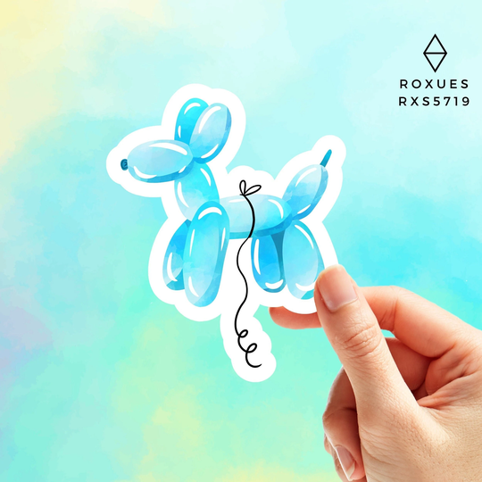 Balloon Dog Animals Sticker, Water Bottle Laptop Animals, Macbook Stickers, Macbook Decal