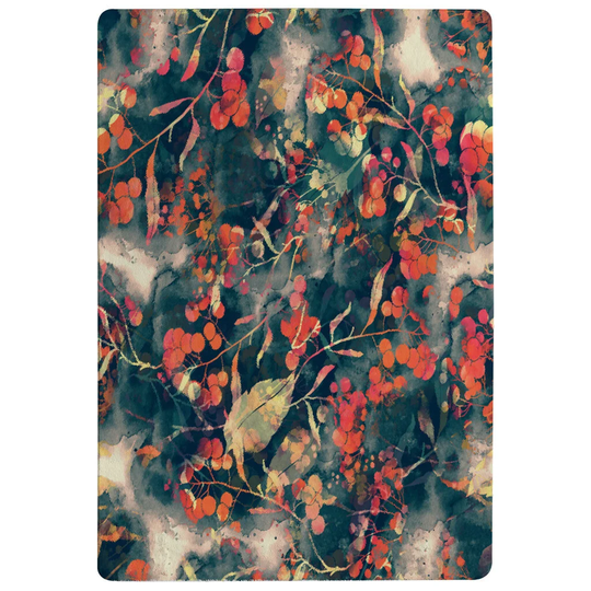 Hartman Herbal Designer Shaggy Blue/Orange Rug