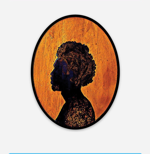 Cameo Silhouette Male - Vinyl Magnet