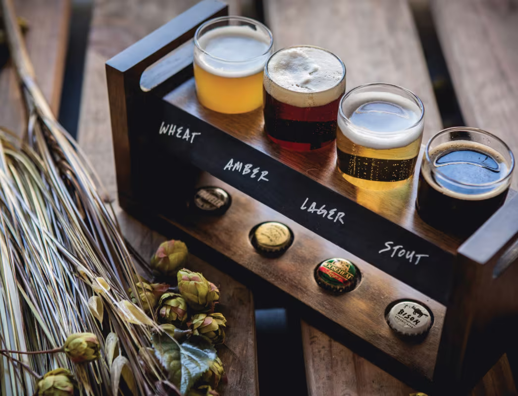 Personalized Craft Beer Flight, Engraved Lover Gift, Custom Sampler