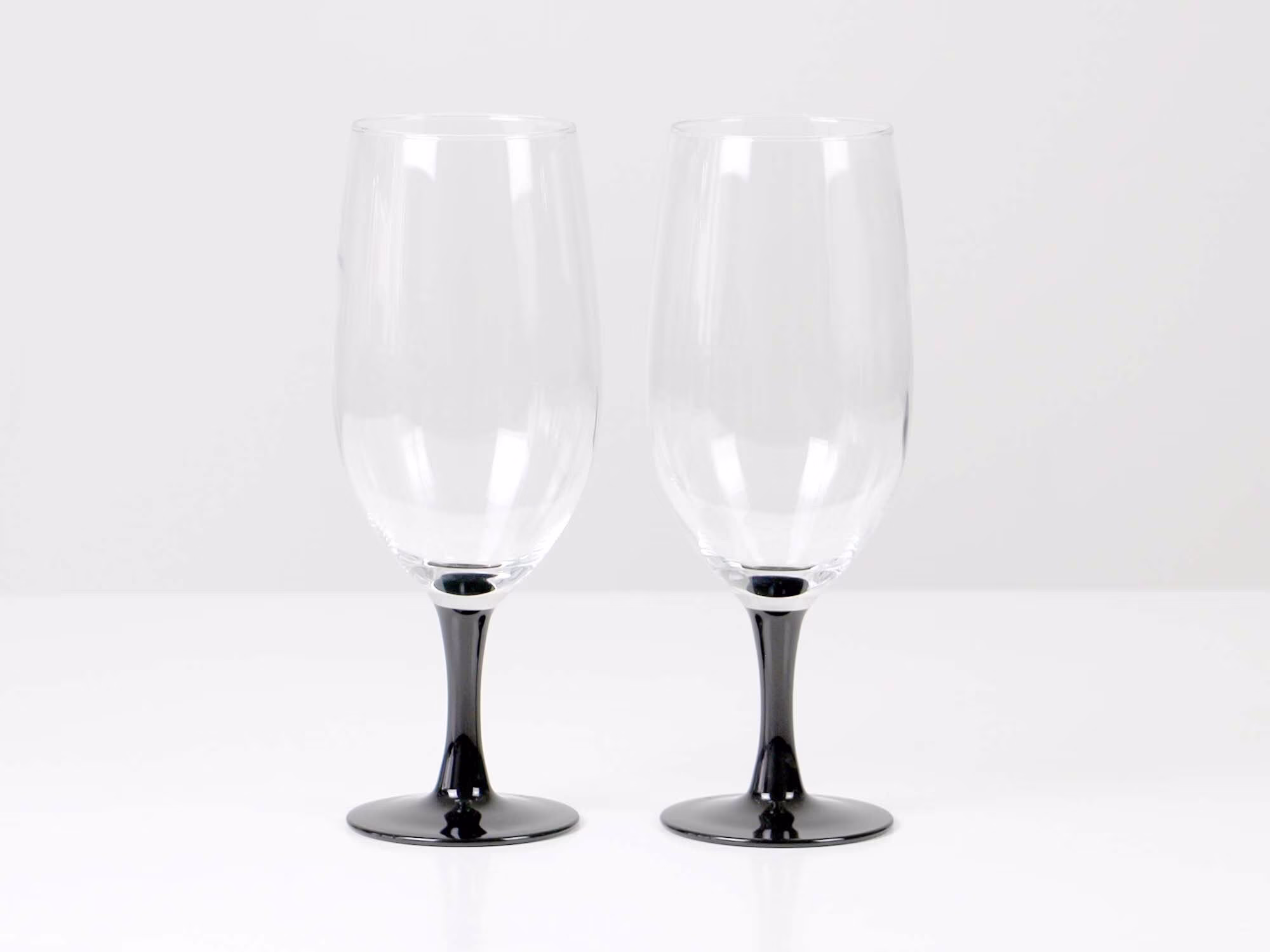 Vintage Beer Glasses Set By Luminarc France