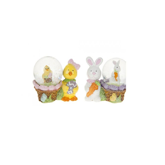 Easter Waterballs Shaker Easter Egg Hunt Decoration Easter Bunny Chick - 1 Supplied At Random