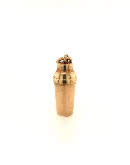 14K Yellow Gold Cocktail/Martini Shaker Charm