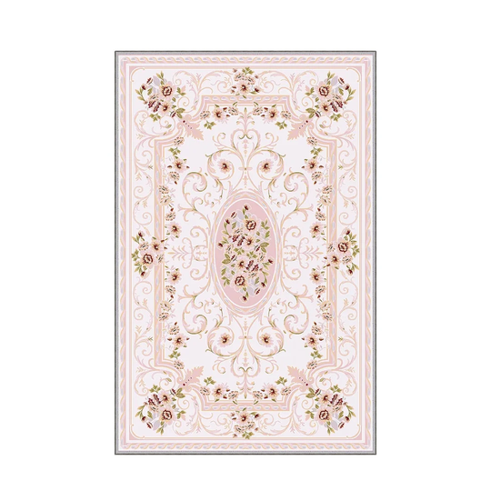 Solon Flatweave Pink/White Rug