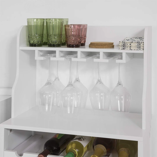 Kitchen Dining Room Storage Cabinet Cupboard Sideboard Wine Rack Wine Cabinet