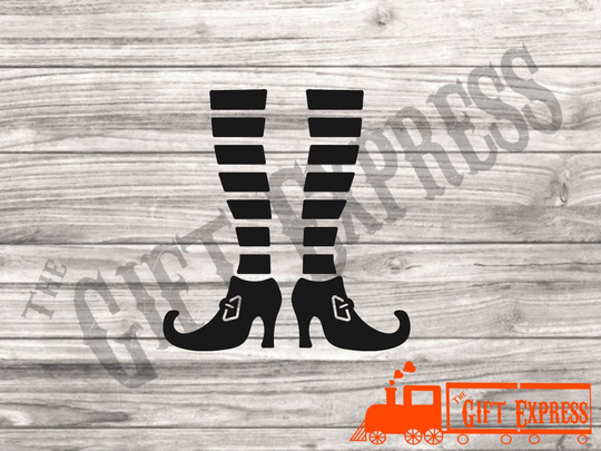 Witch Legs Decal/sticker-High Quality Outdoor Vinyl For Car/Truck/Tumbler/Tile/Phone/Laptop/Fridge/Window/Mirror/Door/Quad/Wizard Of Oz