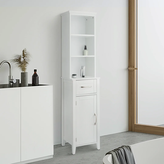 Norberto 38.1cm W x 60.5cm H x 33cm D Free-Standing Bathroom Cabinet