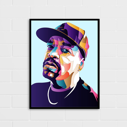 Ice T Poster | Wall Decor Hip Hop Portrait Multiple Sizes