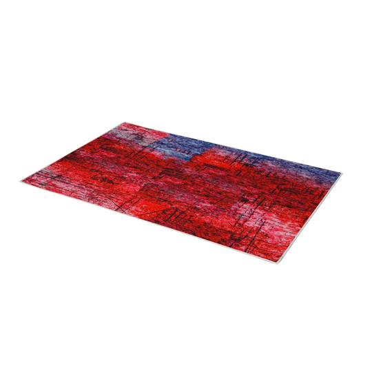 Nimue Flatweave Red/Blue/Black Rug