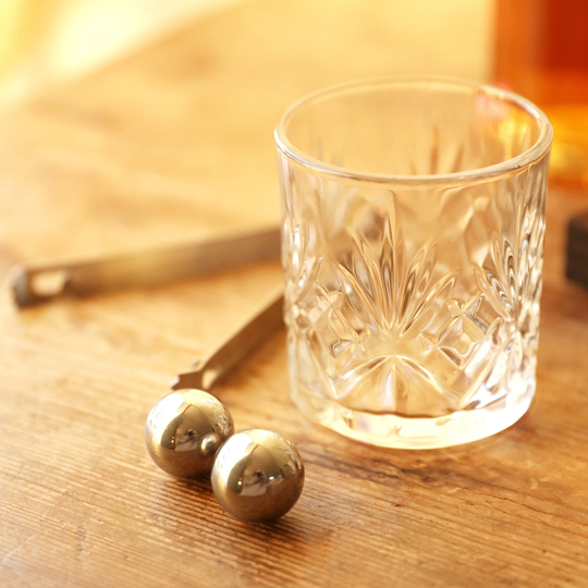 Whisky Glass, Stones & Tongs Gift Set Gifts For Him Drink Lovers Glasses Barware
