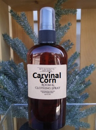 Carnival Corn Room & Clothing Spray 4.5Oz Sweet Carnival Kettle Corn Use in Rooms, Cars, Trash Cans, Clothes, & More