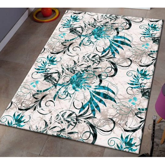 Dalius Flatweave Beige/Green Rug