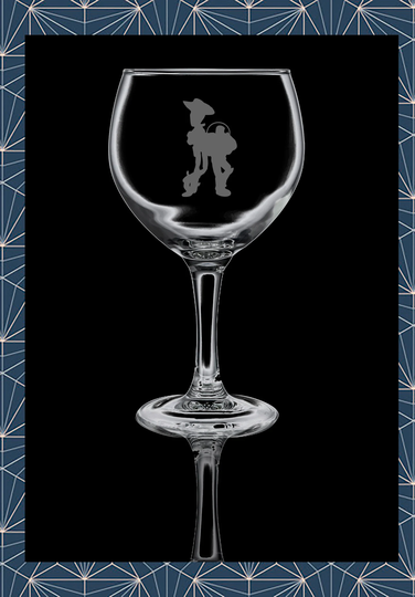 Toy Story Buzz & Woody Engraved Balloon Gin Glass. Beautiful Etched Personalised With Name. Design Won't Wear Off Like Vinyl.205