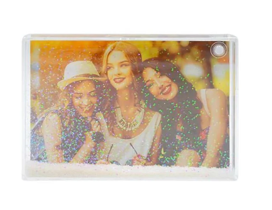Personalised Glitter Photo Block, Clear Acrylic Custom Gift, Photo Gifts, Personalised Gifthag9997