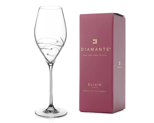 Diamante Swarovski Prosecco Glass Single