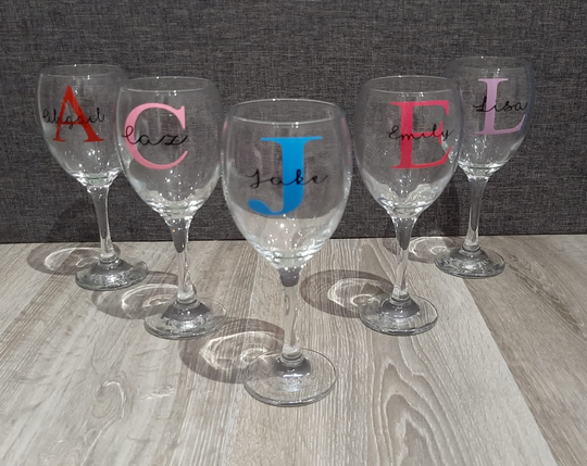 Personalised 50Th Birthday Gift For Women - 60Th Wine Glass 18Th 21st 30Th 40Th 70Th Her