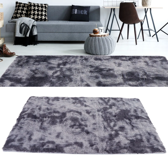 Kaneb Handmade Shag Dark Grey Rug