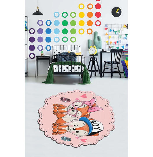 Hysley Power Loom Pink/Orange Rug