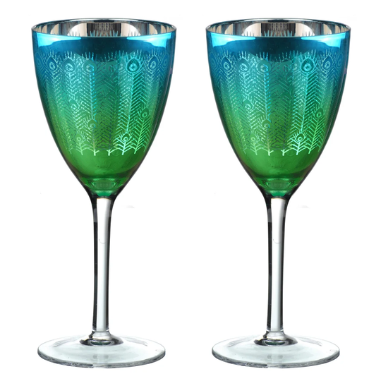 Peacock 450ml All Purpose Glass
