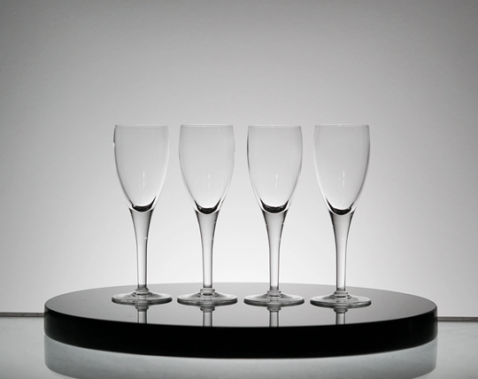 Vintage Crystal Glass Champagne Glass, Small Wine Vtg Cocktail Glassware Set Of 4 Glassware, New Years Eve Party