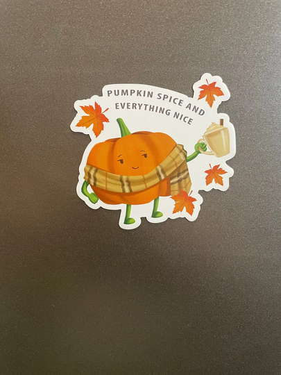 Pumpkin Magnet - Spice Kitchen Decor Fall Cute Decorative Fridge