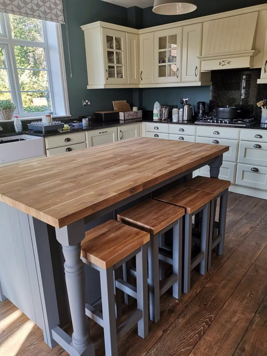 Bespoke Farmhouse Kitchen Island | The Burford