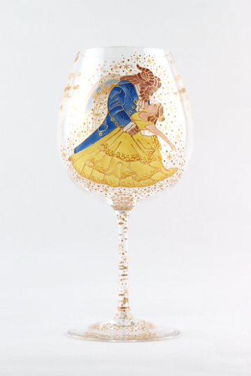 Beauty & The Beast Wine Goblet